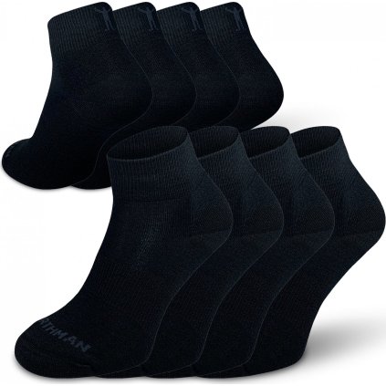 Merino ponožky NORTHMAN Jonas 4-pack černá (Velikost 42-44)