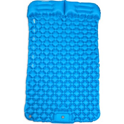 Nafukovací matrace TRIMM Stepper duo 5.5 blue (Barva blue, Velikost 190x120x5,5 cm)