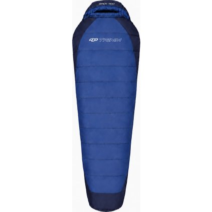 Letní spacák TRIMM Rack 400 blue/sea blue (Velikost 185 cm, Orientace zipu Pravý, Barva blue/sea blue)