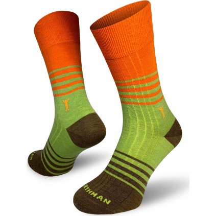 Merino ponožky NORTHMAN Trojan2 zelené (Velikost 42-44)