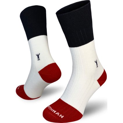 Merino ponožky NORTHMAN Trojan bílé (Velikost 42-44)