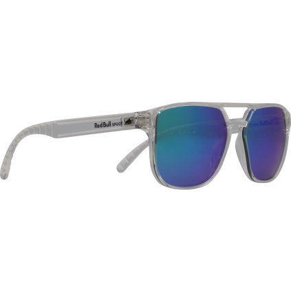 Sluneční brýle RED BULL SPECT ELROY-005P, light grey, smoke with green-purple mirror, CAT3, 2026 (Velikost 55-15-145)