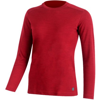 Dámská merino mikina LASTING Alexa červená (Velikost S)