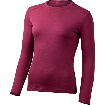Dámská merino mikina LASTING Lota růžová (Velikost S)