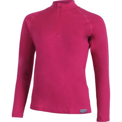Dámská merino mikina LASTING Laura růžová (Velikost S)