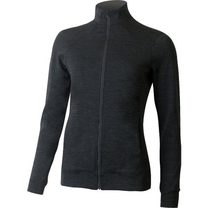 Dámská merino mikina LASTING Alma černá (Velikost XS)