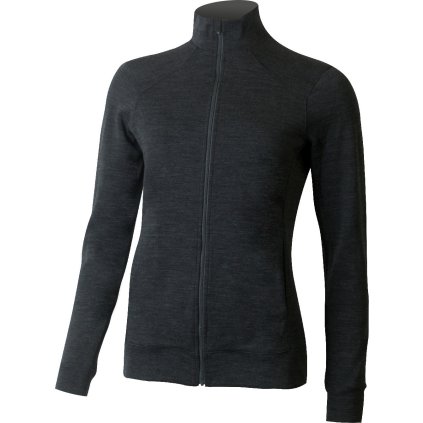Dámská merino mikina LASTING Alma černá (Velikost XS)