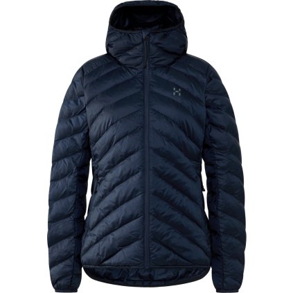 Dámská zimní bunda Haglöfs Sarna Mimic hood - tmavě modrá (Velikost XS)