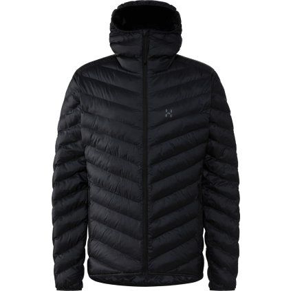 Pánská zimní bunda Haglöfs Sarna Mimic hood - černá (Velikost S)