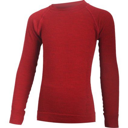 Dětské merino triko LASTING Jalo červené (Velikost 122-134)