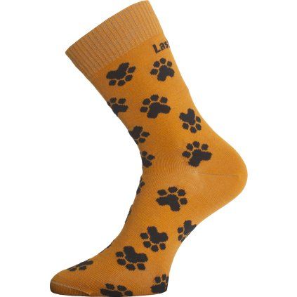 Unisex funkční ponožky LASTING VP1 žluté (Velikost (29-33) XS)