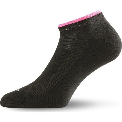 Unisex bavlněné ponožky LASTING Ara černé/2 páry (Velikost (34-37) S)