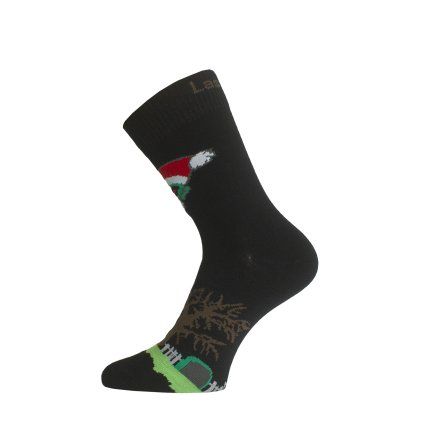 Unisex funkční ponožky LASTING VP7 černé (Velikost (34-37) S)