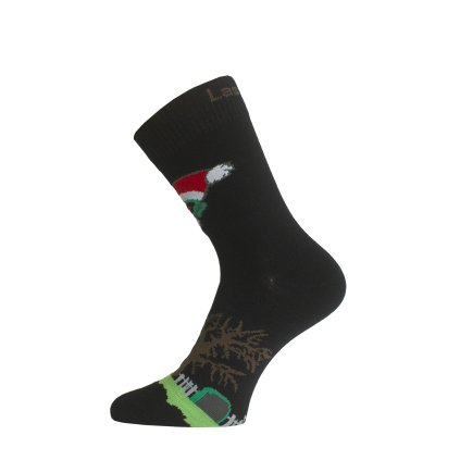 Unisex funkční ponožky LASTING VP7 černé (Velikost S)