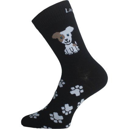 Unisex funkční ponožky LASTING VP2 černé (Velikost XS)
