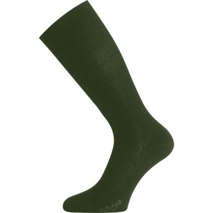 Unisex merino ponožky LASTING DWA zelené (Velikost S)