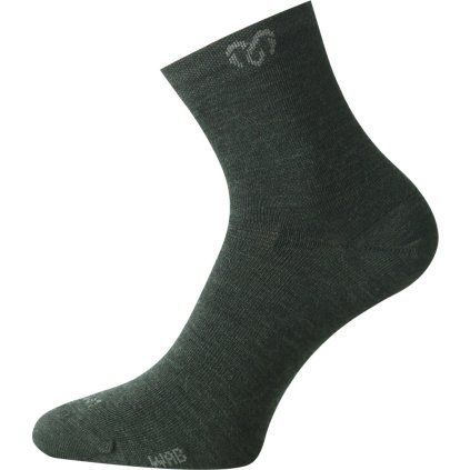 Unisex merino ponožky LASTING WAB zelené (Velikost S)