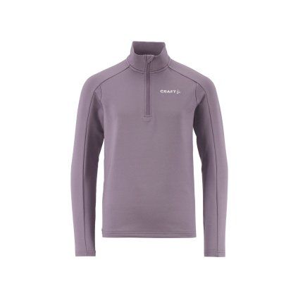Dětský funkční polorolák CRAFT Gain Midlayer juniorský - fialová (Velikost 134)