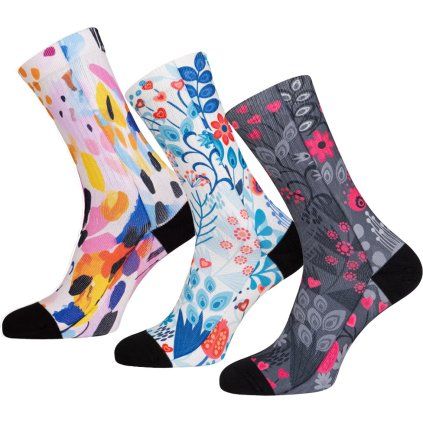 Ponožky ELEVEN Nina 3 pack 02 (Velikost L-XL (42 - 45))