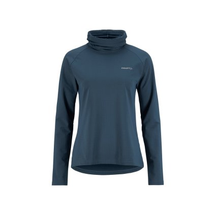 Dámská funkční mikina CRAFT Gain Thermal Funnelneck - modrá (Velikost XS)