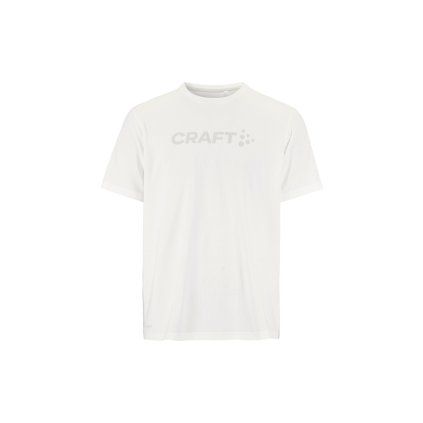 Pánské funkční triko CRAFT Essence Logo 2 - bílá (Velikost XS)