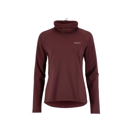 Dámská funkční mikina CRAFT Gain Thermal Funnelneck - fialová (Velikost XS)