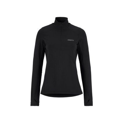 Dámská mikina CRAFT Gain Thermal Midlayer 2 - černá (Velikost XS)