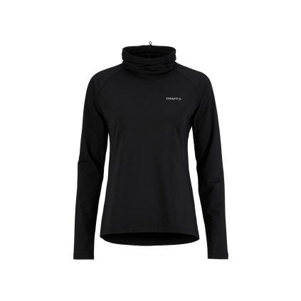 Dámská mikina CRAFT Gain Thermal Funnelneck - černá (Velikost XS)