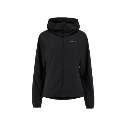 Dámská outdoorová bunda CRAFT Essence Hydro 2 dámská - černá (Velikost XS)