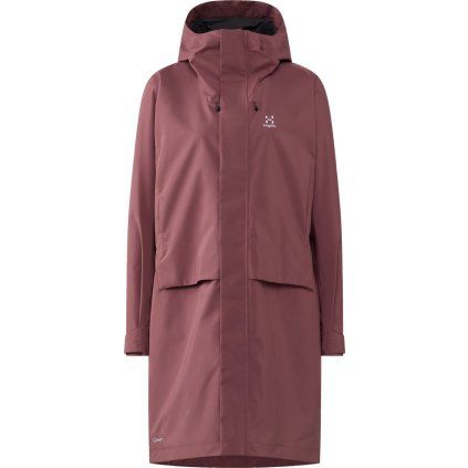 Dámská parka Haglöfs Aria Proof - růžová (Velikost S)
