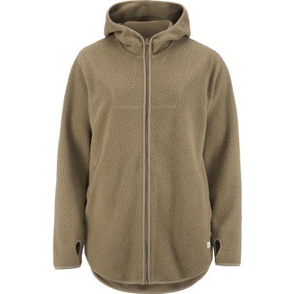 Dámská fleecová mikina CRAFT Join Pile Fleece FZ Hood - béžová (Velikost XS)