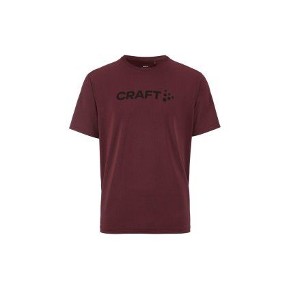 Pánské funkční triko CRAFT Essence Logo 2 - červená (Velikost XS)