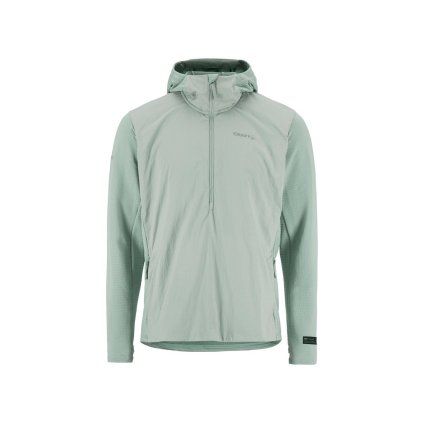 Pánská bunda CRAFT SubZ Light Hood Sweater - zelená (Velikost S)