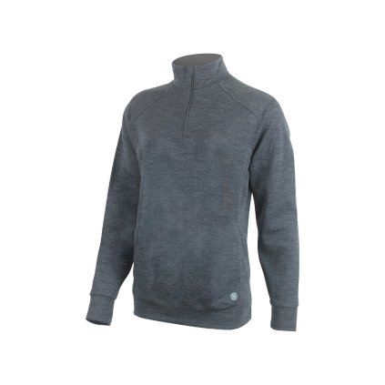 Dámská merino mikina LASTING Amira šedá (Velikost L)