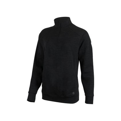 Dámská merino mikina LASTING Amira černá (Velikost S)