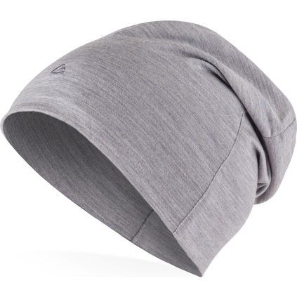Unisex merino čepice LASTING Boly šedá (Velikost S/M)
