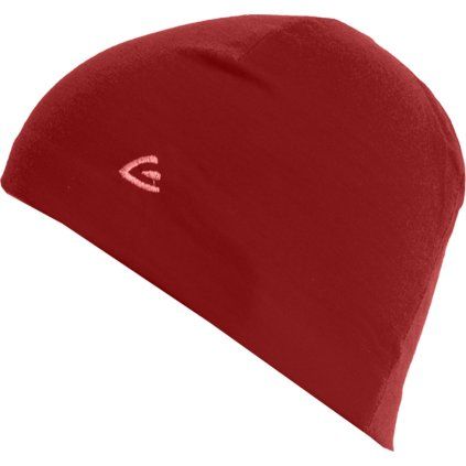Unisex merino čepice LASTING Boly červená (Velikost S/M)