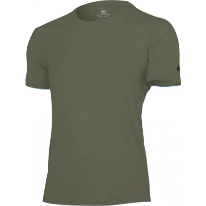 Pánské merino triko LASTING Chuan zelené (Velikost S)