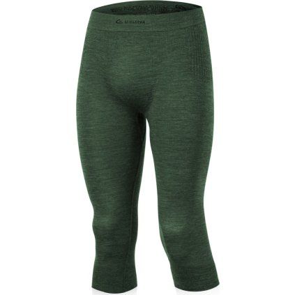 Pánské merino spodky LASTING Mareo zelené (Velikost L/XL)