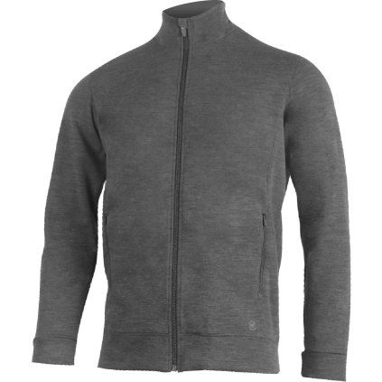 Pánská merino mikina LASTING Artur šedá (Velikost S)