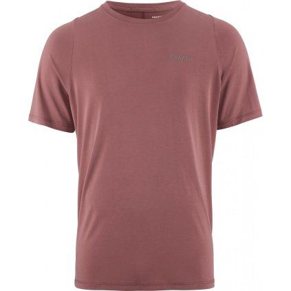 Pánské sportovní triko CRAFT CORE Essence Bi-blend SS - červená (Velikost S)