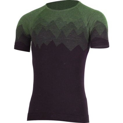 Pánské merino triko LASTING Wesor zelené (Velikost S/M)