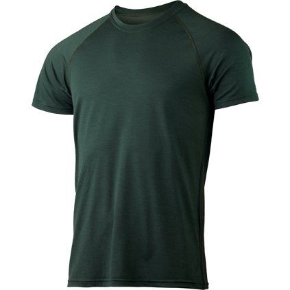 Pánské merino triko LASTING Quido potrolejové (Velikost M)