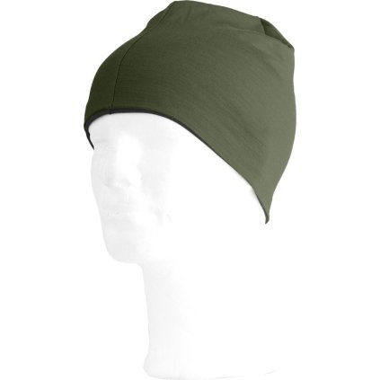 Unisex merino čepice LASTING Bony zeleno černá (Velikost S/M)