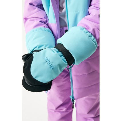 Dětské zimní rukavice UNUO Ski, Sv. Modrá (Velikost S, Věk 2-4 roky)