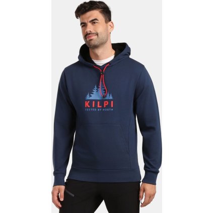 Pánská bavlněná mikina KILPI Tomar modrá (Velikost 3XL)