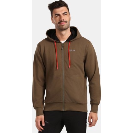Pánská bavlněná mikina KILPI Avila khaki (Velikost XXL)