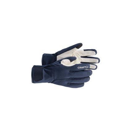 Zateplené rukavice CRAFT PRO Insulate Race - modrá (Velikost XS)