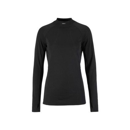 Dámské funkční triko CRAFT Thermal Baselayer Longsleeve - černá (Velikost XS)