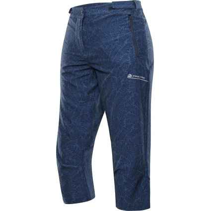 Dámské softshellové capri ALPINE PRO Hyda 2 modré (Velikost 34)